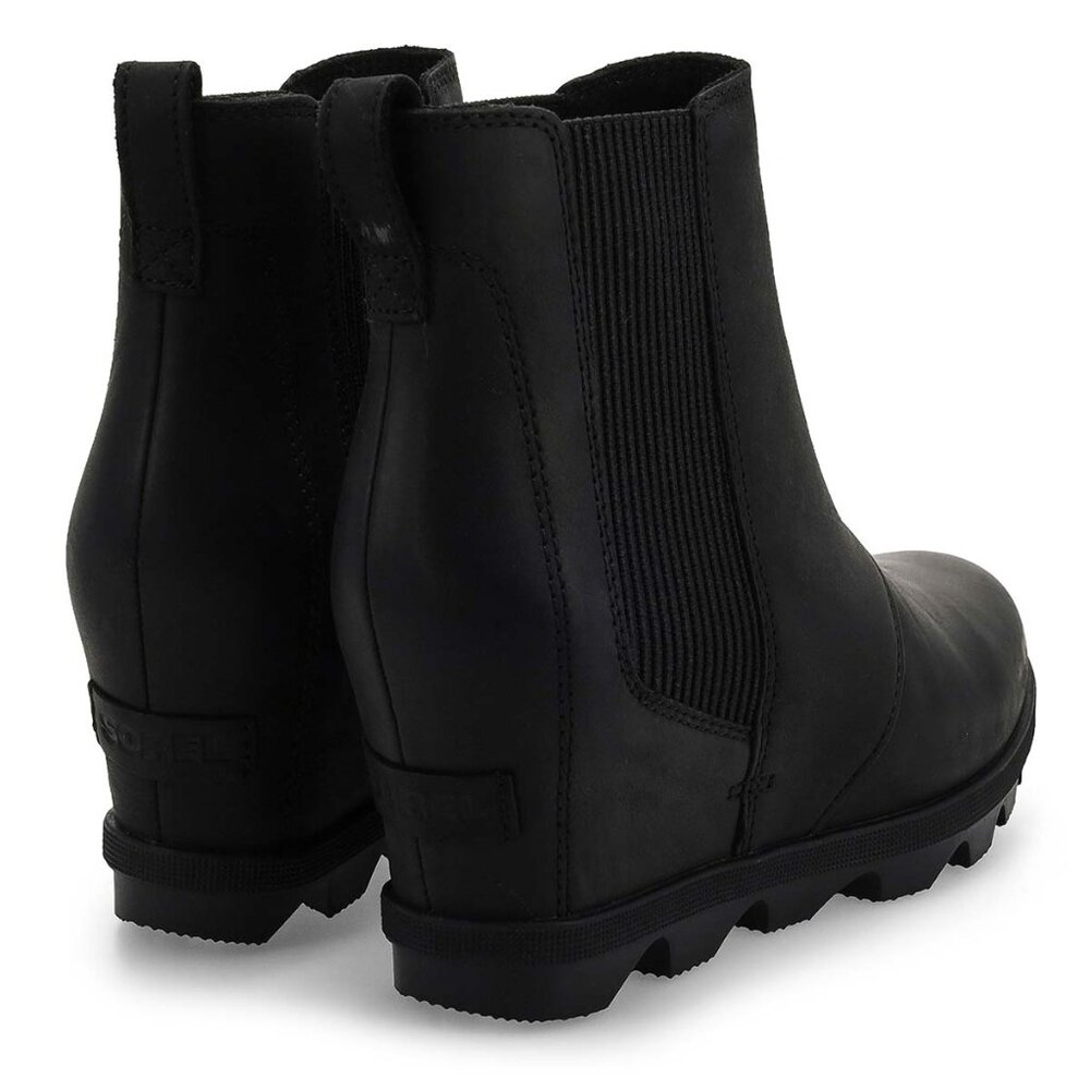 Size 7 Sorel Joan Rhapsody black wedge boots
